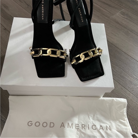 NWT Good American Chain Sandle - Picture 4 of 9